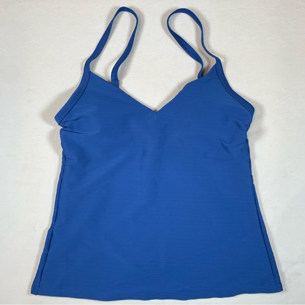 SKYE Elsie Tankini Swimsuit Bikini Top, Small